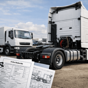 Ficha reducida para camión necesaria para pasar ITV y matricular en España